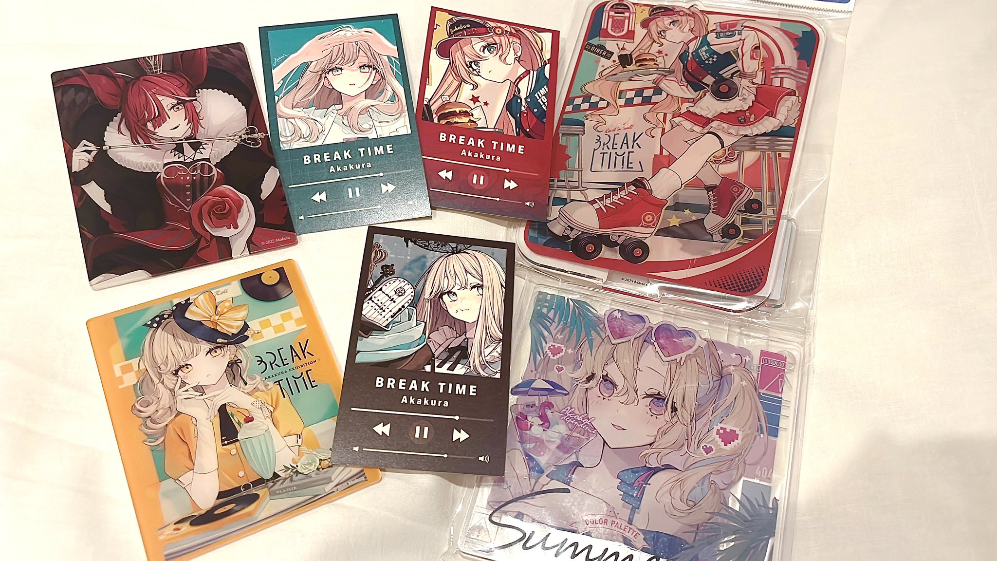赤倉 ludique 個展 レイヤードグラフ 「Retro Blue」 美品 赤倉🧸個展9/5-9/28 on X: 