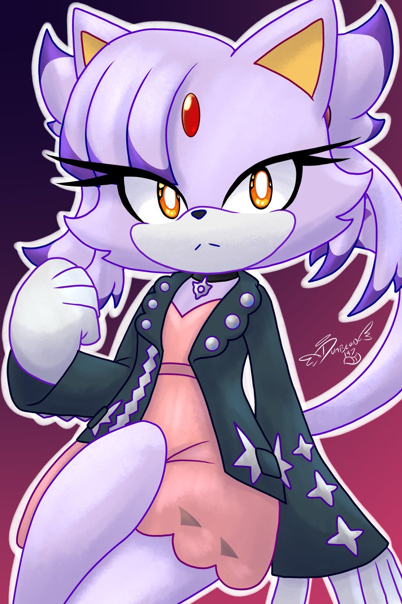 I HAD A VISION #MarniePokemon #Blazethecat #Sonicthehedgehog #art