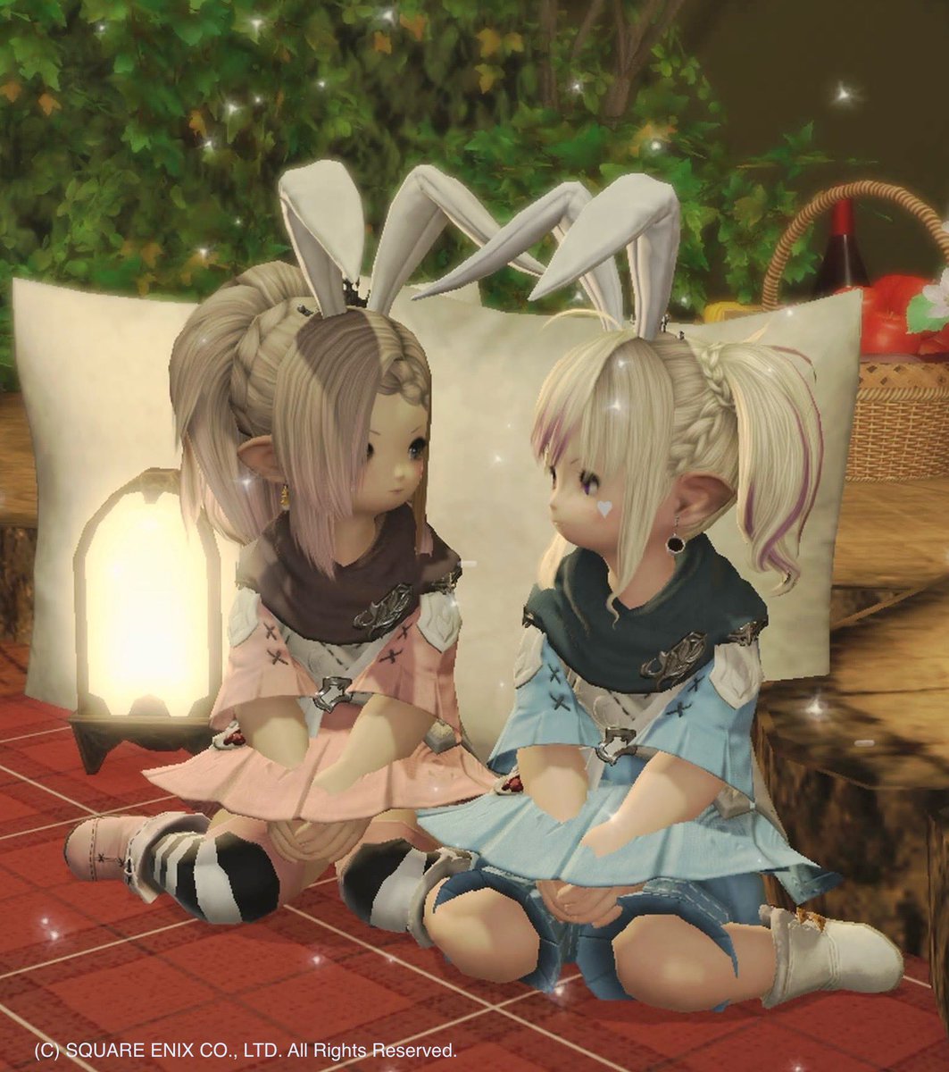 「ぷぅした？」
「…ぷぅした」
#FF14