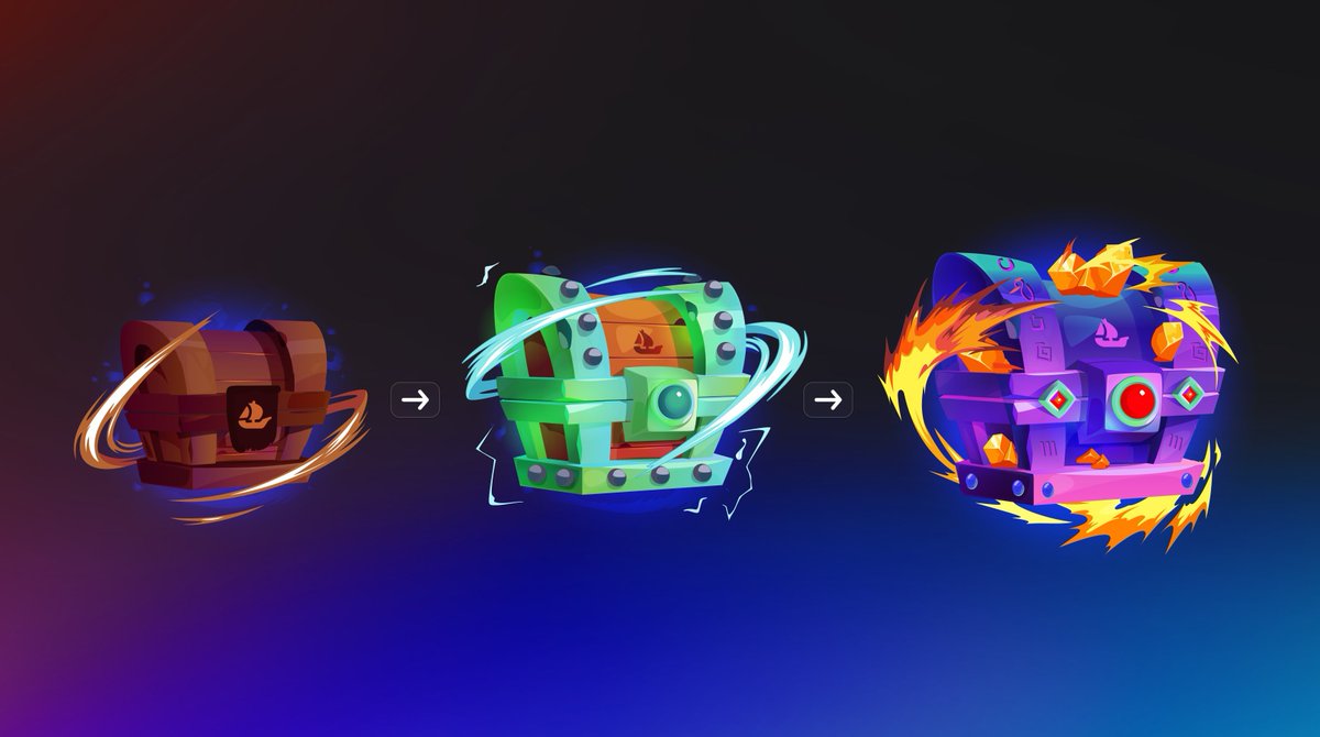 The final phase of pre-TGE rewards goes live today

Here's how it works:
&gt; Claim a Starter Treasure Chest on <a href="/opensea/">OpenSea</a>'s  rewards page
&gt; Upgrade it by trading NFTs / tokens, completing voyages and collecting shipments
&gt; Reveal your rewards at the end of the season

Rewards include