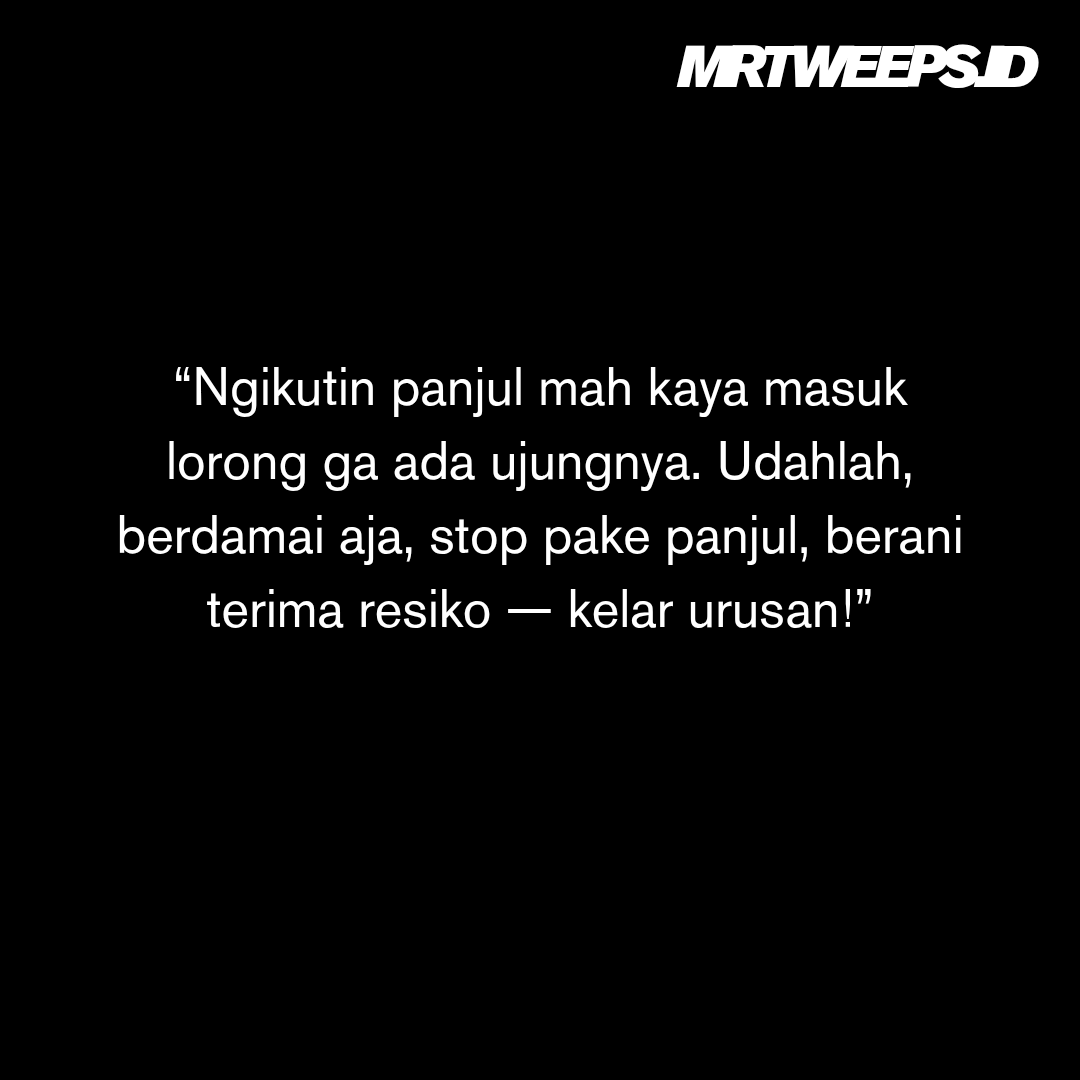 mrtweepsID's tweet photo. Stop pakai pinjol itu bijak untuk diri sendiri, dan orang lain🗿 https://t.co/WmnmjQpIGr