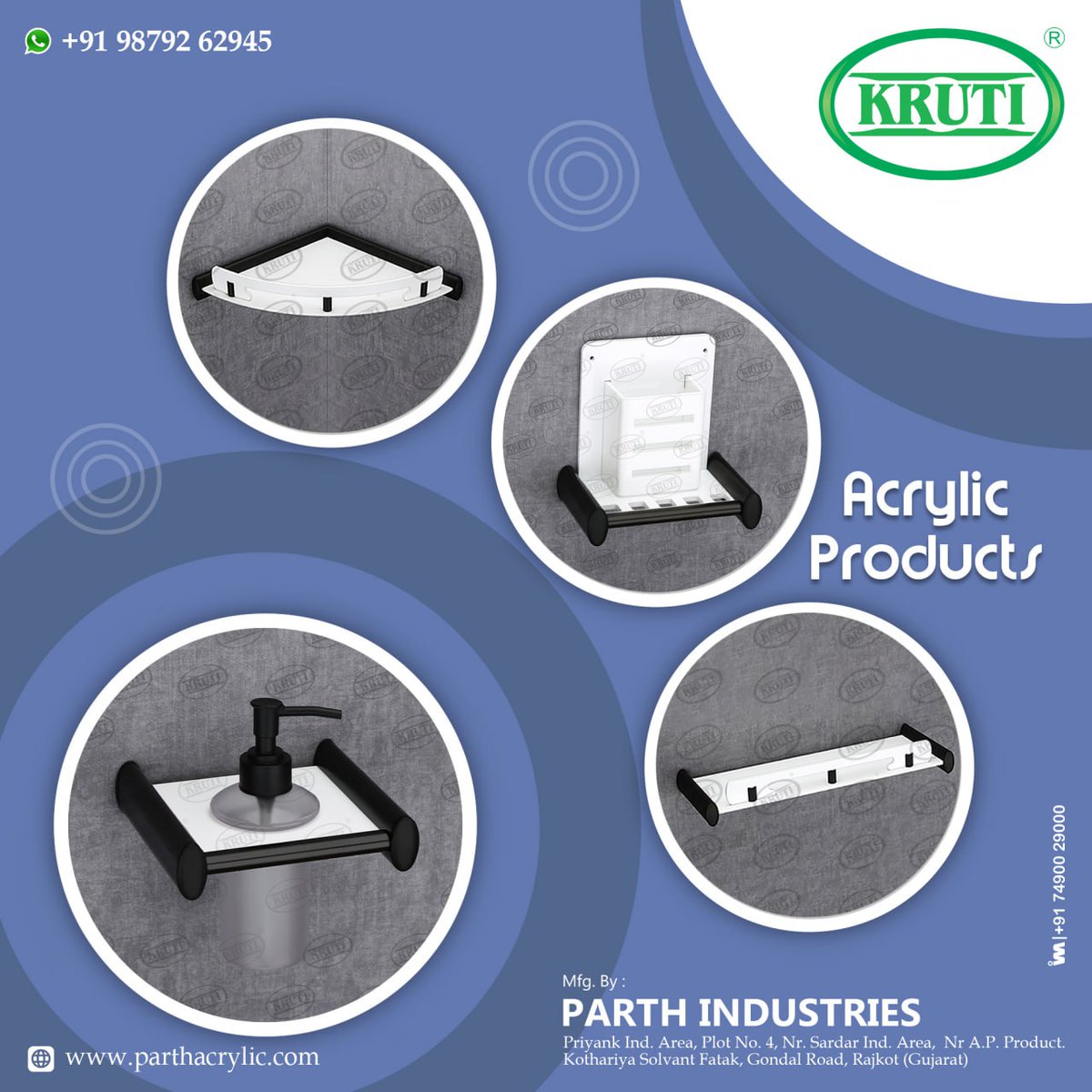 ibais_hardware's tweet photo. PARTH INDUSTRIES - RAJKOT

For enquiry via WhatsApp click:
https://t.co/nsCbc81PXj

Mr. Hiteshbhai Vasoya - +919879262945
#toothbrushholder #paperholder #napkinring #doublesoapdish #hardwarefitting #bathaccessories #architecture
.
@ibais_hardware https://t.co/h6CAr7N9r4