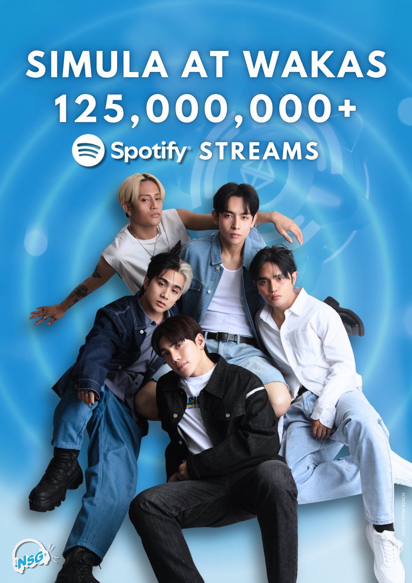 _OfficialNSG_'s tweet photo. Simula at Wakas EP has now surpassed 125+ million streams on Spotify! 🔥

listen now: https://t.co/2sMm7VzCLW

@SB19Official #SB19
#SimulaAtWakas https://t.co/VUQhEFfDtA