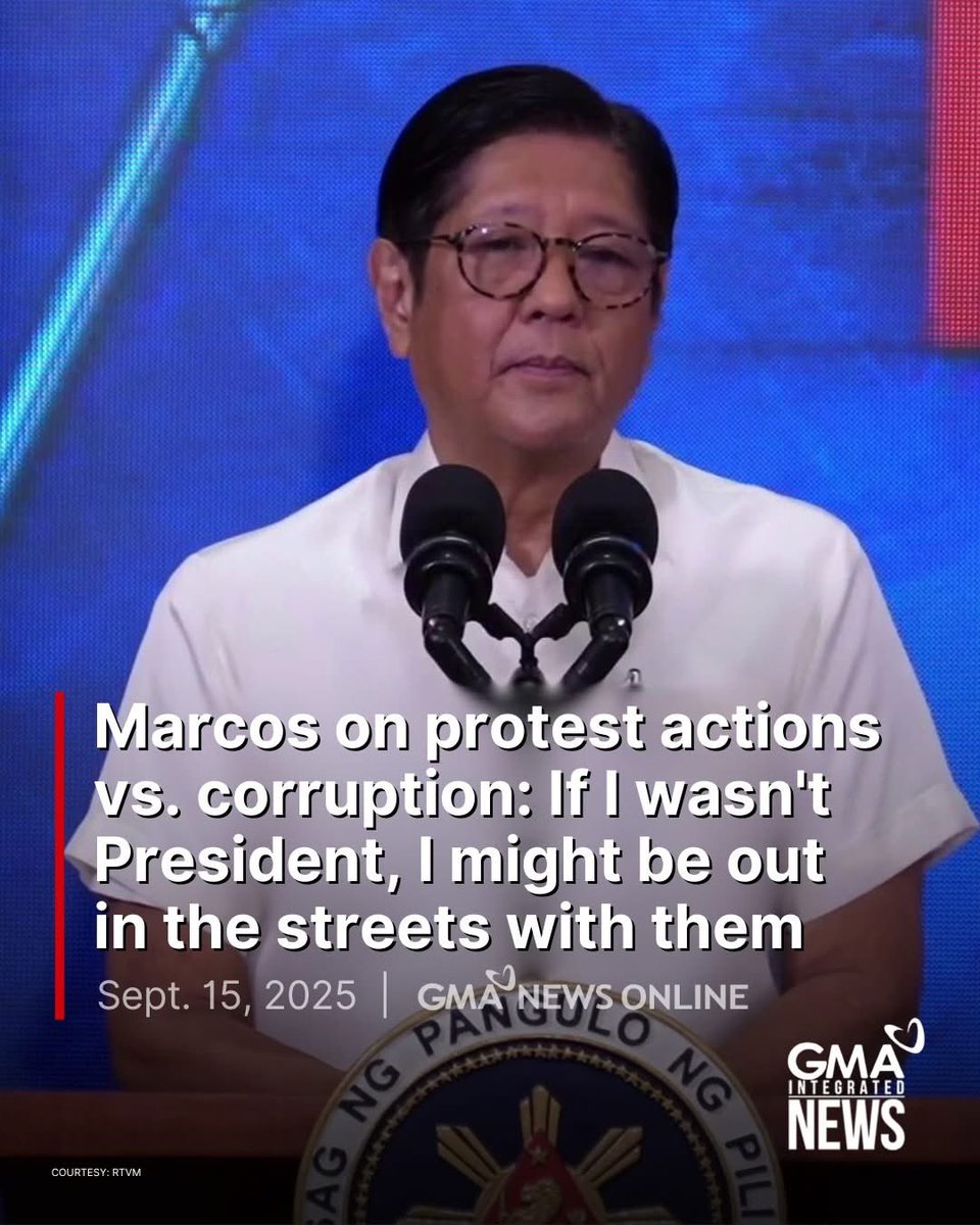31milmovement's tweet image. When President @bongbongmarcos said, “If I wasn’t President, I might be out in the streets with them,” he showed something rare in politics: empathy that cuts across power. He did not dismiss the anger of the people; he validated it. He did not turn a blind eye to corruption; he…