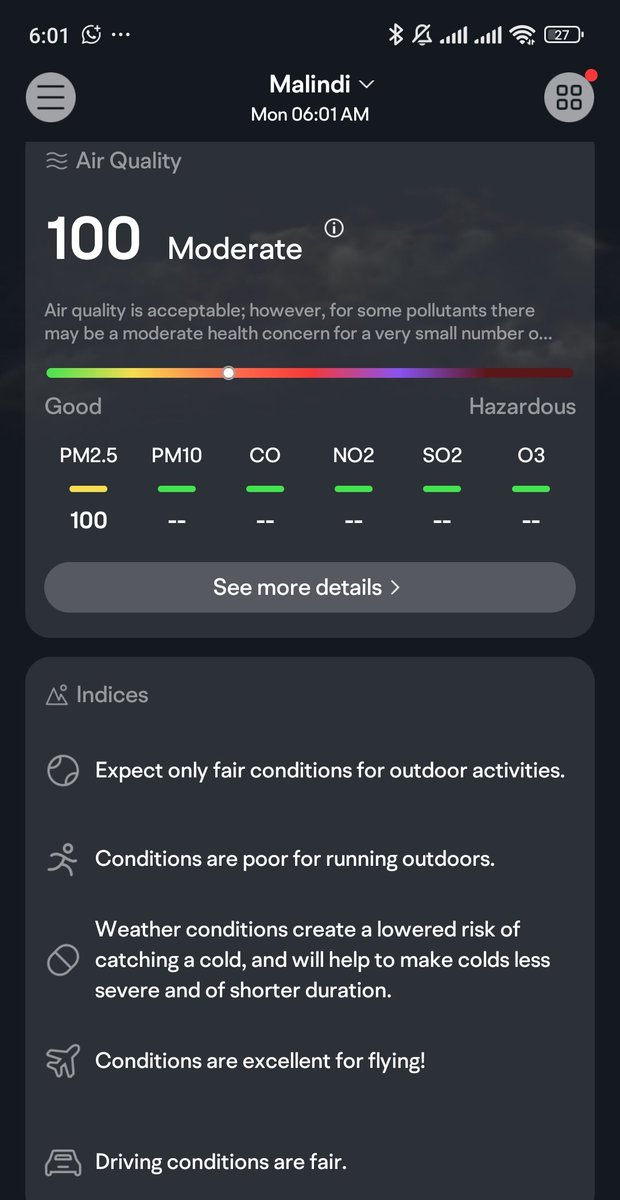ElimuNaKaziKE's tweet image. With less tree cover &amp;amp; strong winds soil erosion leads to a dusty Nairobi. We need more #Mangrove in our Coastal region &amp;amp; more drought resistant trees in our Asals. If we don't then those in urban cities will choke from toxic air.
#forgingonwards #CleanAirWeek
#ClimateActionNow