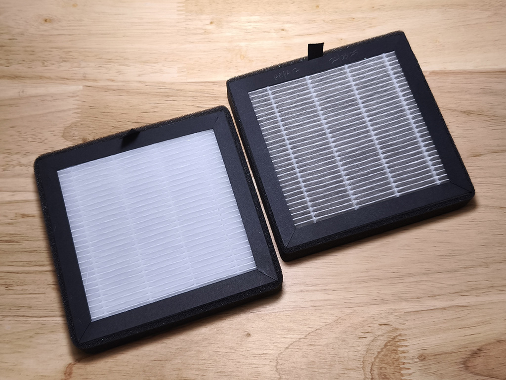 The exhaust air is not filtered when printing PLA &amp; PETG on the <a href="/BambulabGlobal/">Bambu Lab</a> H2 printers. I designed vento, a HEPA12 + activated carbon filtration mod to scrub this outgoing air. The (right) filter is after 300hr of printing.  Currently finalising the write-up before release.