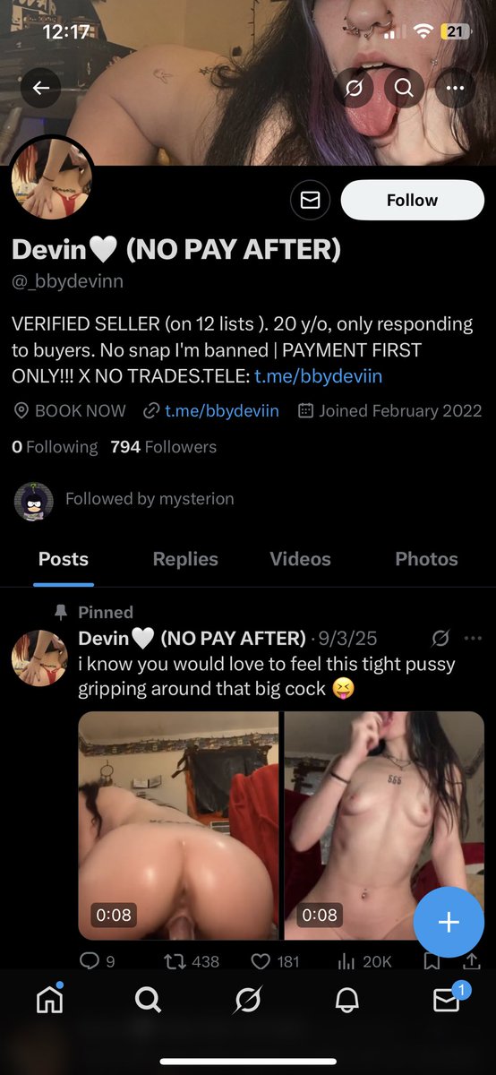 𝓭𝓮𝓿𝓲𝓷❤︎ (NO PAY AFTER) tweet media