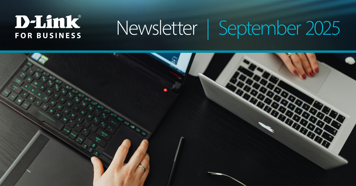 DLinkAustralia's tweet image. D-Link FOR BUSINESS | September Newsletter
Discover what’s new this September, from the latest products to limited-time offers. Plus, check out upcoming training sessions near you.
👉 Read it here: bit.ly/49PwDat  
#DLinkForBusiness #NetworkingSolutions #Training