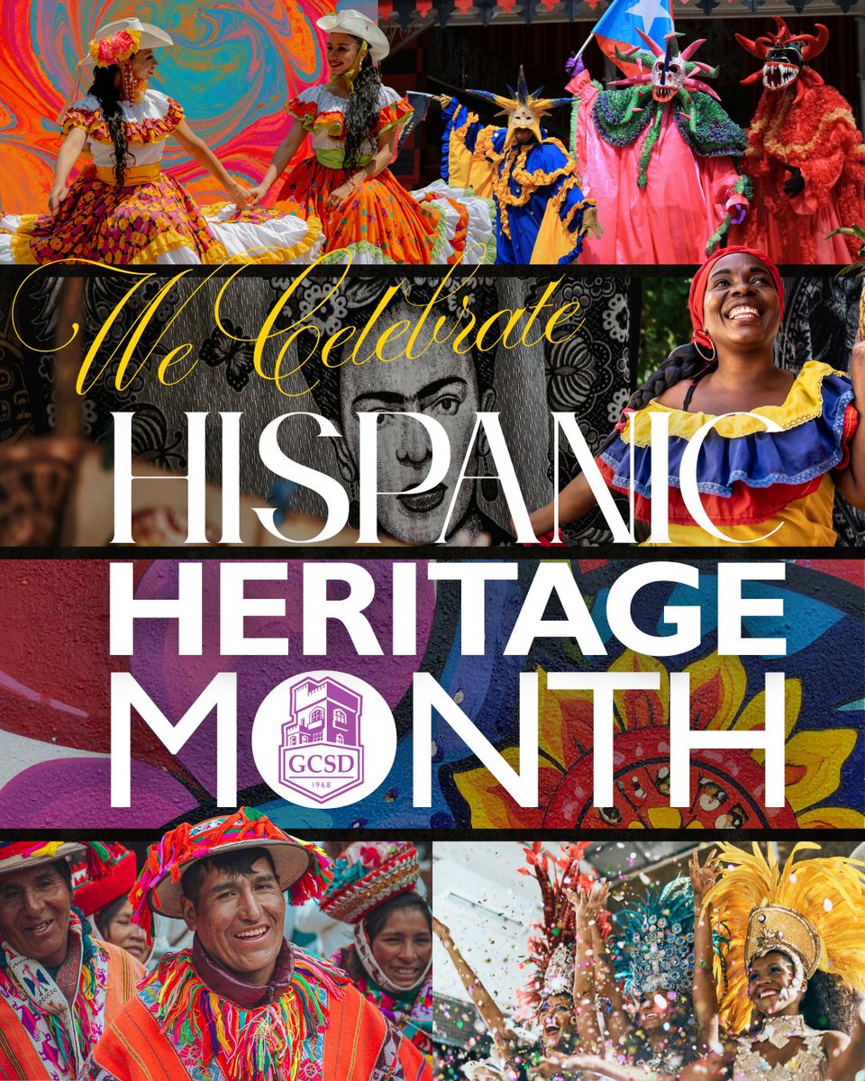 GreenburghCSD's tweet photo. We celebrate Hispanic Heritage Month from Sept 15–Oct 15 which honors the rich histories, cultures &amp; contributions of Hispanic/Latino Americans. Stay tuned for district events &amp; join your child’s school in the celebrations! #VolandoJuntos #SoaringTogether https://t.co/8gtXdpshD5