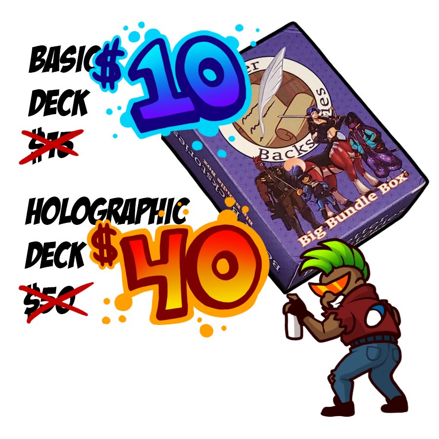 Decks on sale now at betterbackstories.com 
#betterbackstories