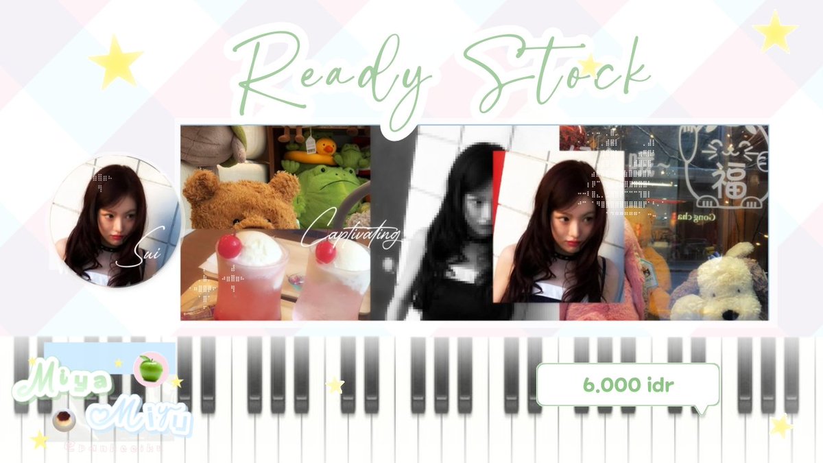 pankeeiku's tweet image. ⠀⠀
( help rt n like? tencyaa! )

henlo__o cemuanya! 🐰 kita ada 2 layout ready stock sui  &amp;amp;&amp;amp;  wonhee ! ☆☆ 🎹 x3 bisa teman—cimun jemput cekarang !  📔🪽  &amp;lt; avail qris iaa &amp;gt;

♡ .   #zonauang #zonajajan 
⠀⠀
