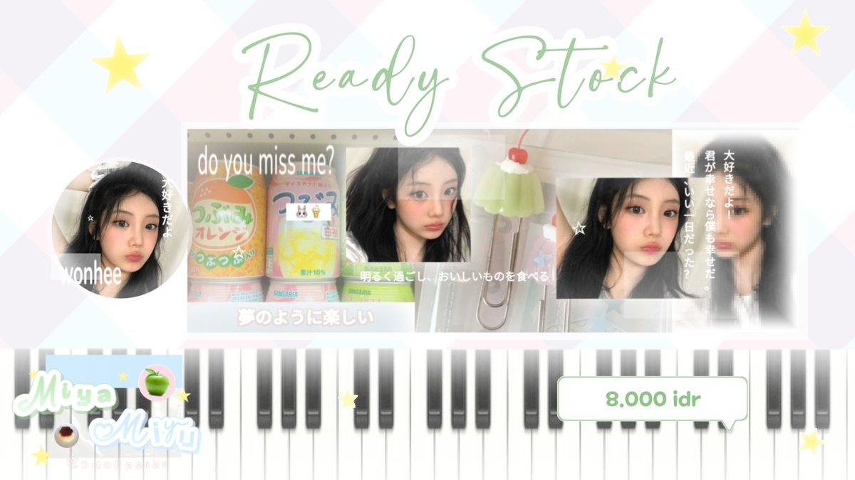 pankeeiku's tweet image. ⠀⠀
( help rt n like? tencyaa! )

henlo__o cemuanya! 🐰 kita ada 2 layout ready stock sui  &amp;amp;&amp;amp;  wonhee ! ☆☆ 🎹 x3 bisa teman—cimun jemput cekarang !  📔🪽  &amp;lt; avail qris iaa &amp;gt;

♡ .   #zonauang #zonajajan 
⠀⠀
