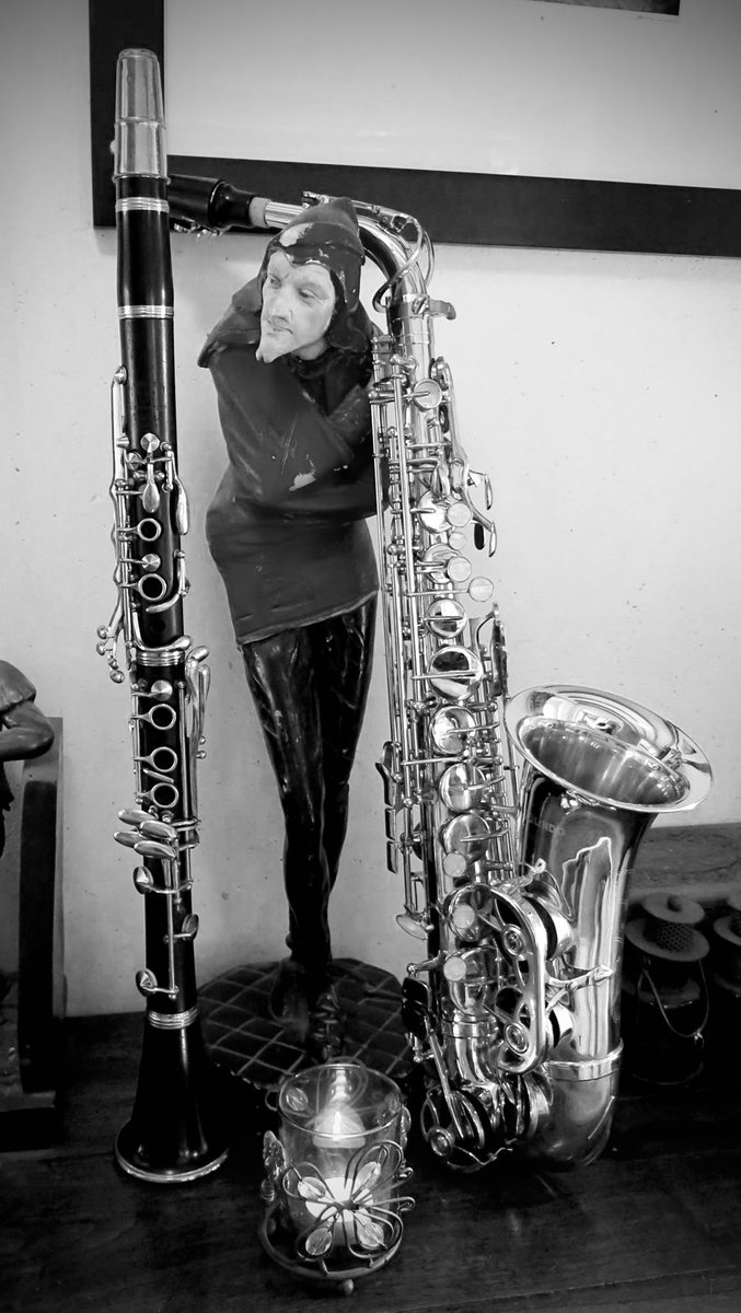 My two long standing musical instruments. The Bb Clarinet &amp; Rb Alto Sax. 🎼