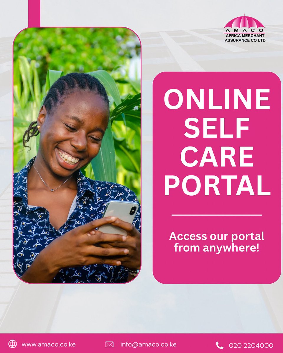 Amaco_Ltd's tweet image. Your insurance, just a click away! Clients and agents can now access our services anytime, anywhere through our online portal: amaco.inat.co.ke/auth/login
#CoverSmart #InsuranceSimplified #AmacoAt25