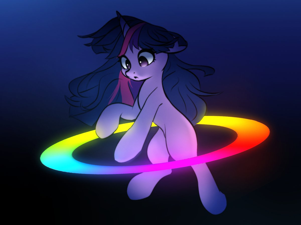 I worked really hard to create the animated lighting effect :c, but sadly I couldn't finish it due to time constraints and other issues, but oh well! At least I finished this painting.

And... special things are coming for the end of this month....👻🎃🍬