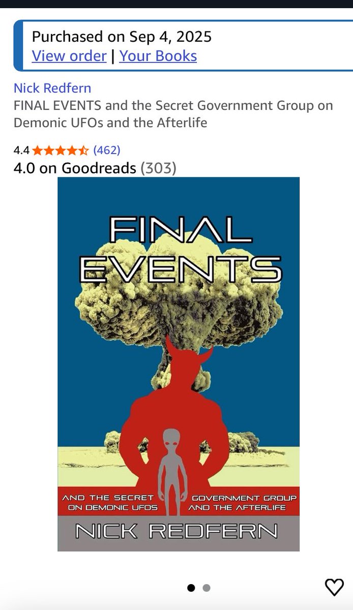 DaniielleAshley's tweet photo. @fringedotcom Thanks! ππ
You give the BEST book suggestions!
I also recently ordered the Nick redfern book you were telling me about!
Iβm Looking forward to reading that next!! βΊοΈππΌββοΈβ€οΈ #TeamBookWorm ππ https://t.co/3QnLad1mv5