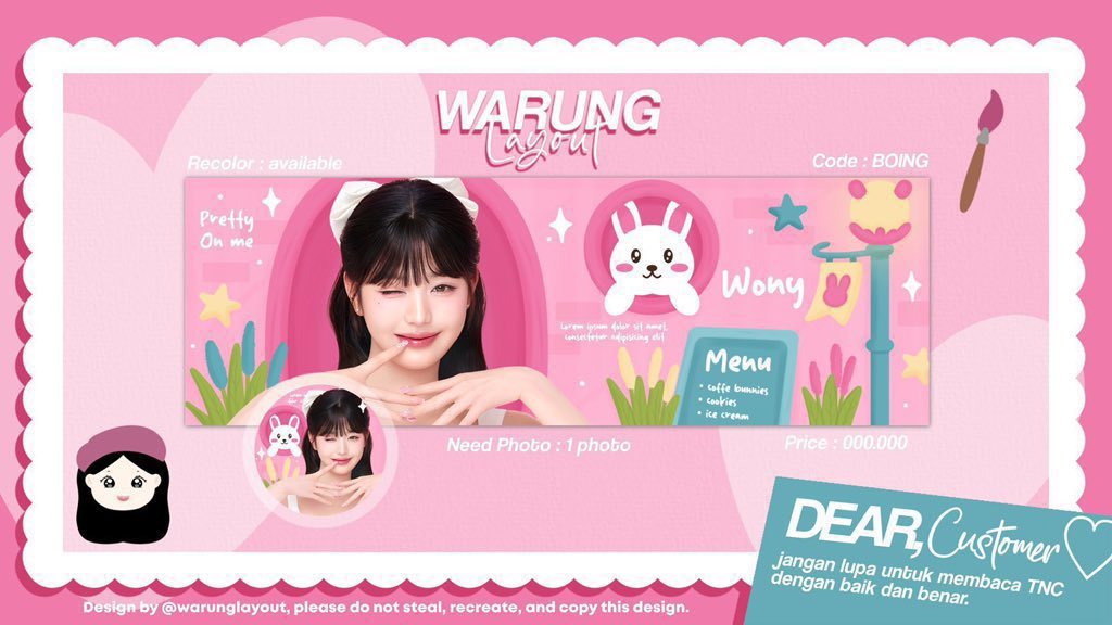 warunglayout's tweet image. — help rt thankyou 🌸🎐

TEMPLATE LAYOUT DISKON 🎀

material handdrawn dan bisa direcolor ✨mudah dipakenya dan cocok banget buat yang mau nambah katalog atau pemula 💖price cek Alt.
bisa dicicil

file ipv dan sudah rapih
DM for order... 💬

Buruan take 😍
#zonauang #zonaba