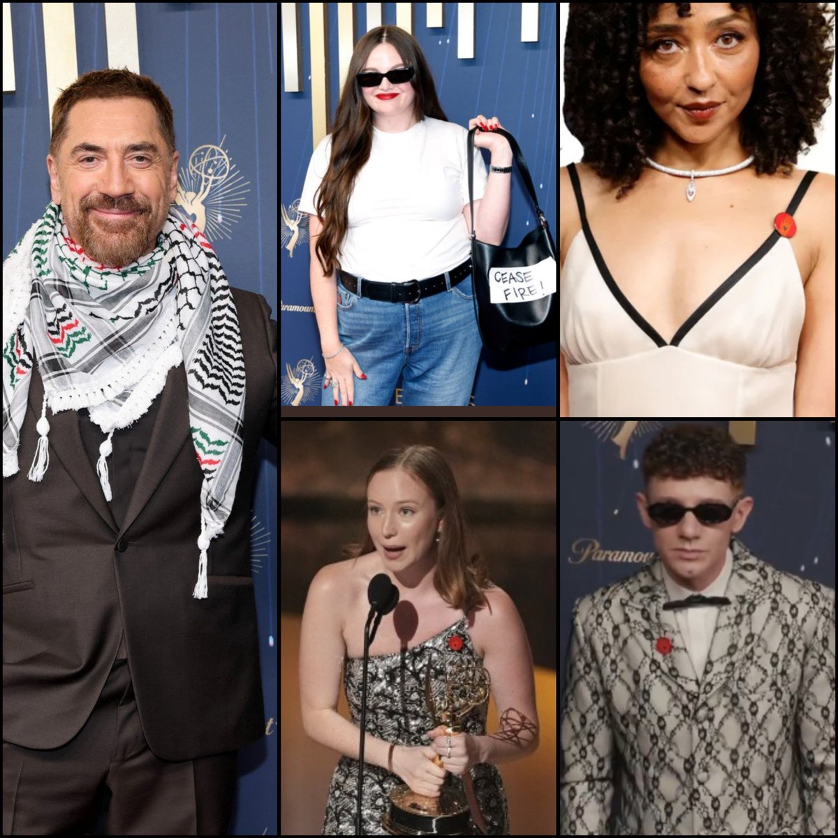 Once again the Emmy Awards ceremony became an anti-Israel demonstration by hypocritical political actors who have no idea about the reality in the Middle East, but know only that there’s a popular trend to identify with the Palestinians. There’s a popular idea that these