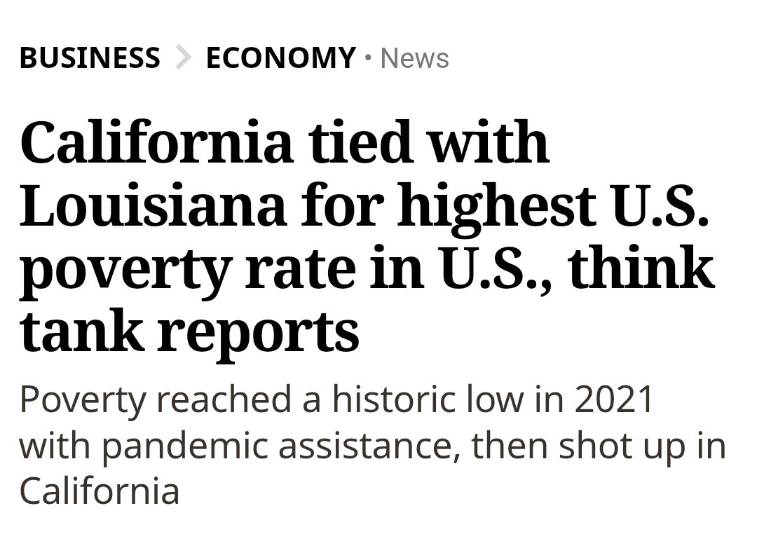 T Wolf 🌁 (@twolfrecovery) on Twitter photo How can California have the 4th largest economy on earth yet have the highest poverty rate in the U.S. and have 200k homeless? Care to explain? <a href="/CAgovernor/">Governor Gavin Newsom</a> How can California have the 4th largest economy on earth yet have the highest poverty rate in the U.S. and have 200k homeless? Care to explain? <a href="/CAgovernor/">Governor Gavin Newsom</a>
