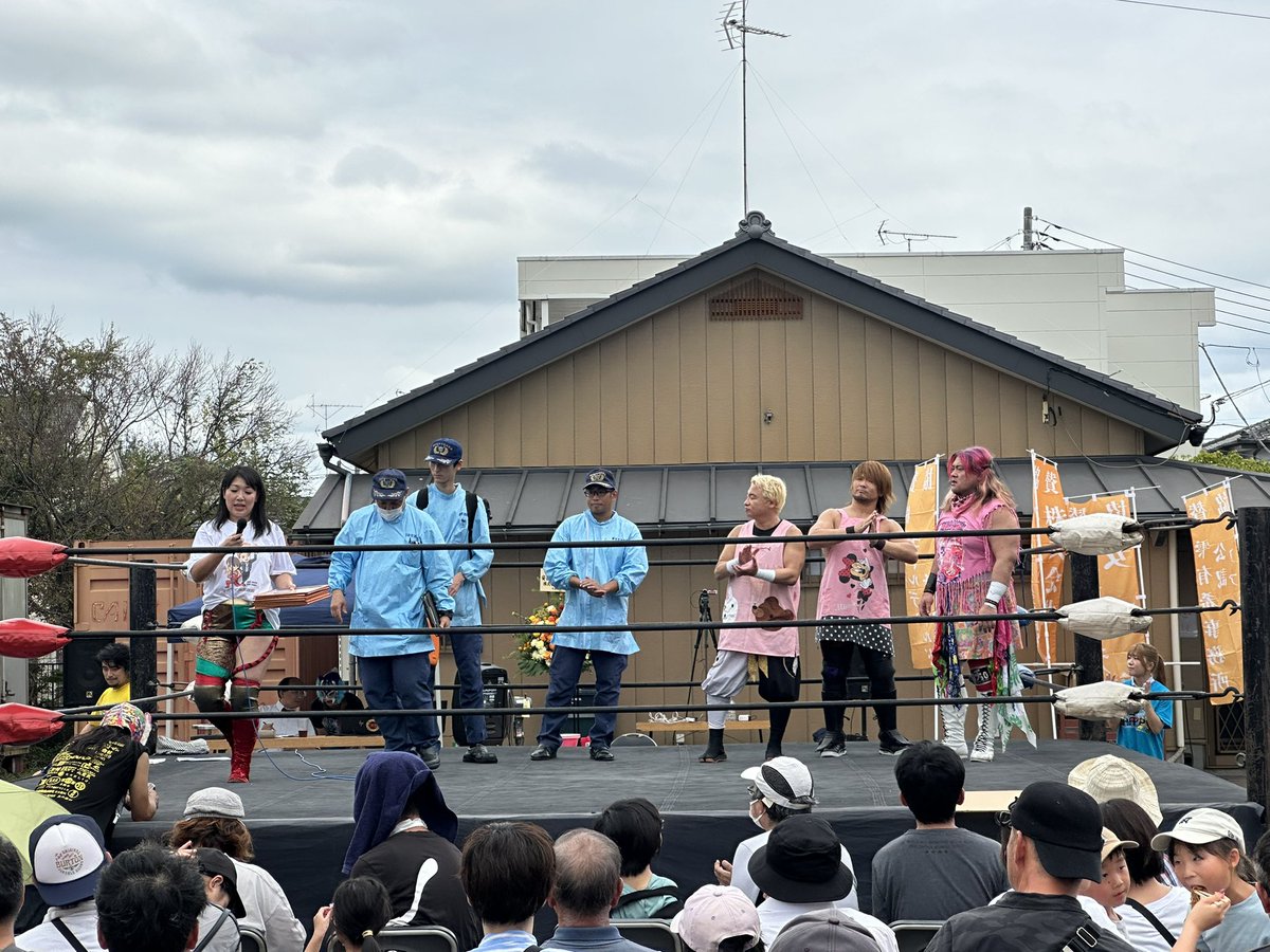 越谷市消防局による
救急クイズ

#お寺プロレス