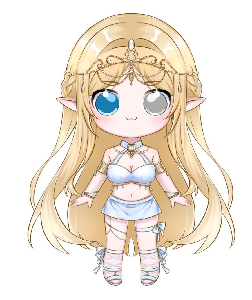 Hi my loves! Meet my new chibi model!! She will soon be ready for stream so you can all meet her (☆ω☆)

Let me know what you guys think uwu