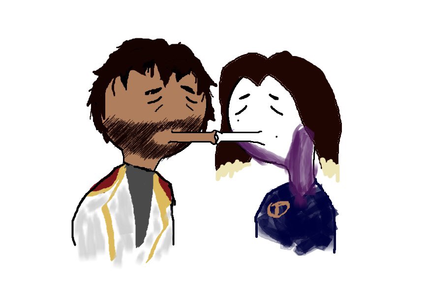 ms paint JayVik kiss