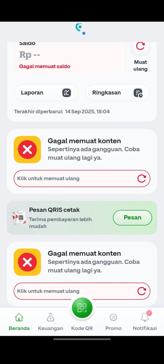 Irul_stven's tweet photo. lama sekali perbaikan nya @gopaymerchan

action :
1. clear cache
2. hapus aplikasi dan install ulang
3. cek versi update

apa kudu pindah kali yak ???? https://t.co/7vbZWOYr97