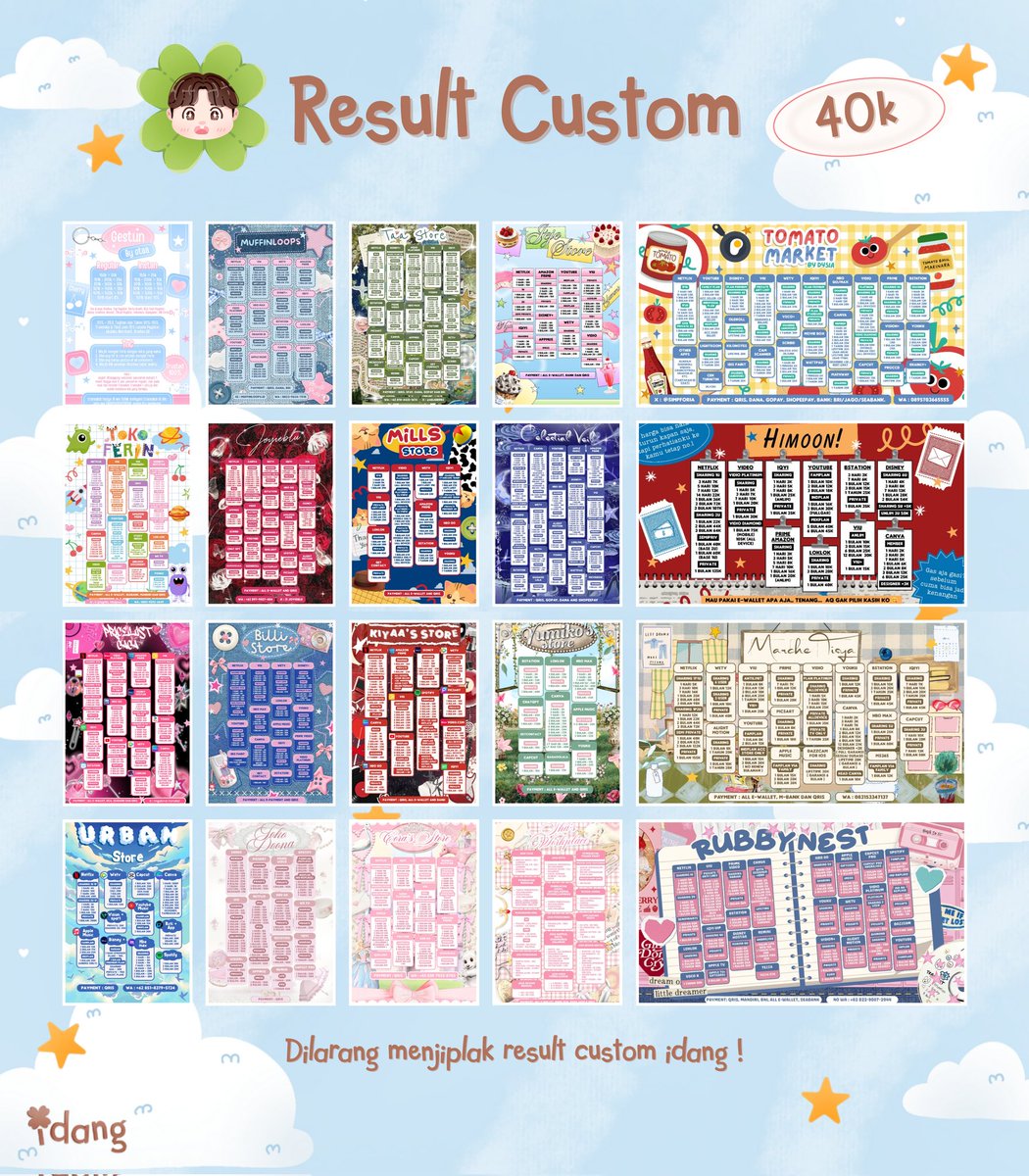 Haidwangg's tweet image. Any interaction will be appreciated 🍀
Halow halow bestieeehhh, idang udah open nich buat edit pl, tapi only custom yaah, letsgo yang mauw jajank sebelum idang close lagieh, yang imut di bawah ini result custom idang loch, slot terbatas bess 😚
#zonauang