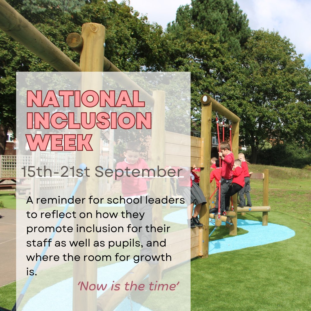 PlaytimeByFawns's tweet image. It’s #InclusionWeek 💙
Inclusion isn’t only for pupils; staff need it too.

👏 Here’s to the school leaders who champion their teams as much as their children.
#NowistheTime #InclusiveEmployers #InclusioninSchool