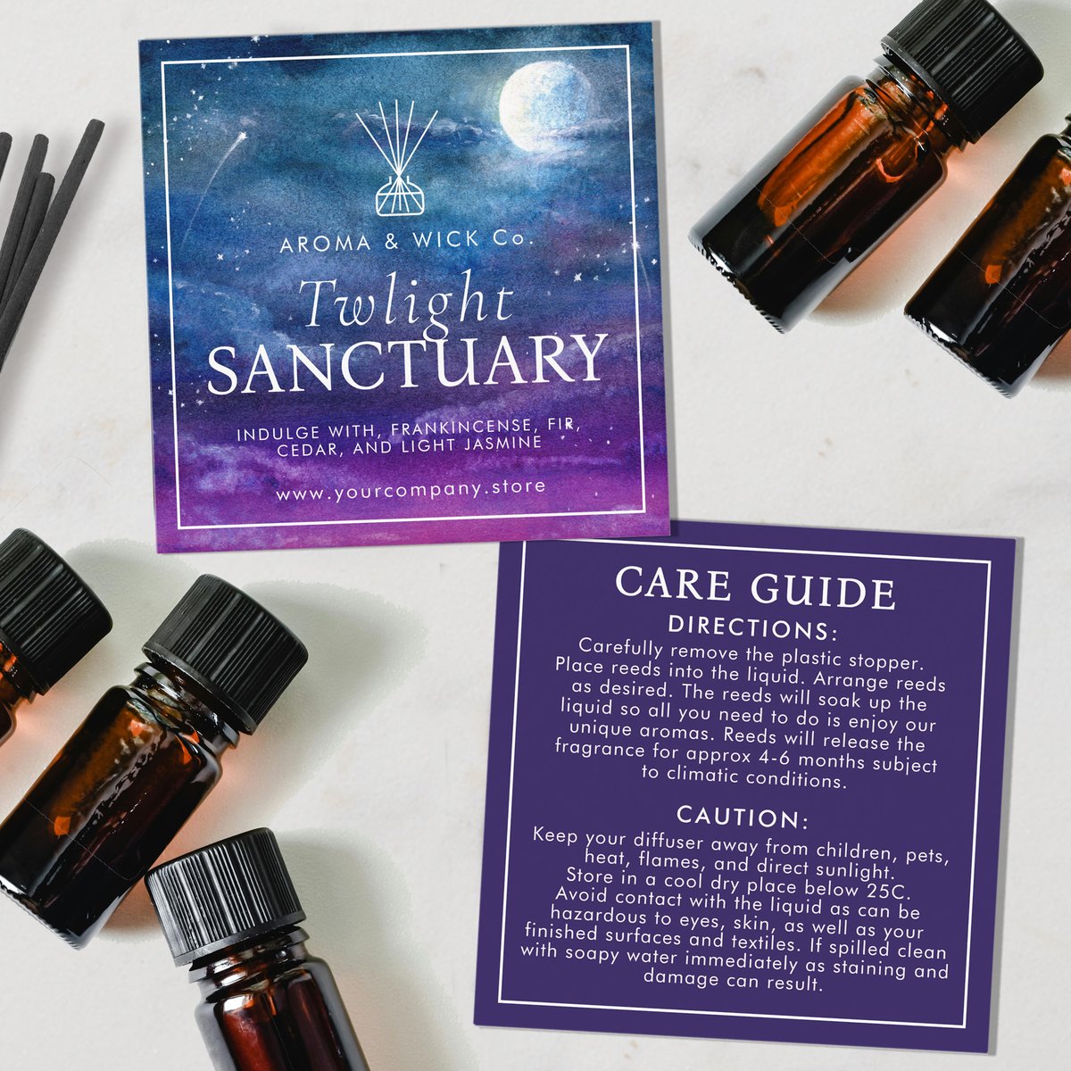 mylittleedenart's tweet image. Add a dreamy touch to your packaging 🌙🖌️
with these Reed Diffuser Care Cards featuring my unique hand-painted Evening Sky art ✨
👉 zazzle.com/reed_diffuser_… #SmallBizSupplies #ReedDiffuser #PackagingInspo #CARDS