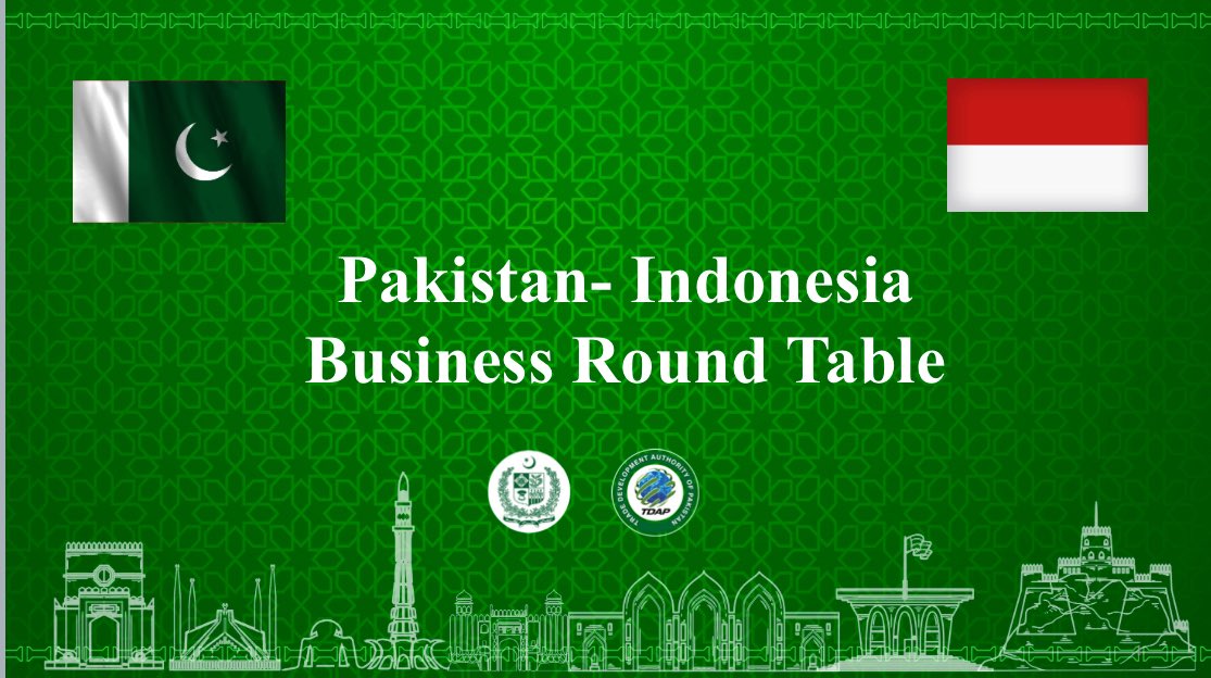 @PakinIndinesia is organising the Pakistan-Indonesia Business Roundtable on 17 Sept 2025 <a href="/BalaiSidangJCC/">Jakarta Convention Center</a>, alongside #JITEX. The forum will explore avenues for cooperation in trade, investment, culture &amp; tourism, advancing deeper ties &amp; shared growth between 🇵🇰🤝🇮🇩 <a href="/tdap_official/">Trade Development Authority of Pakistan (TDAP)</a>