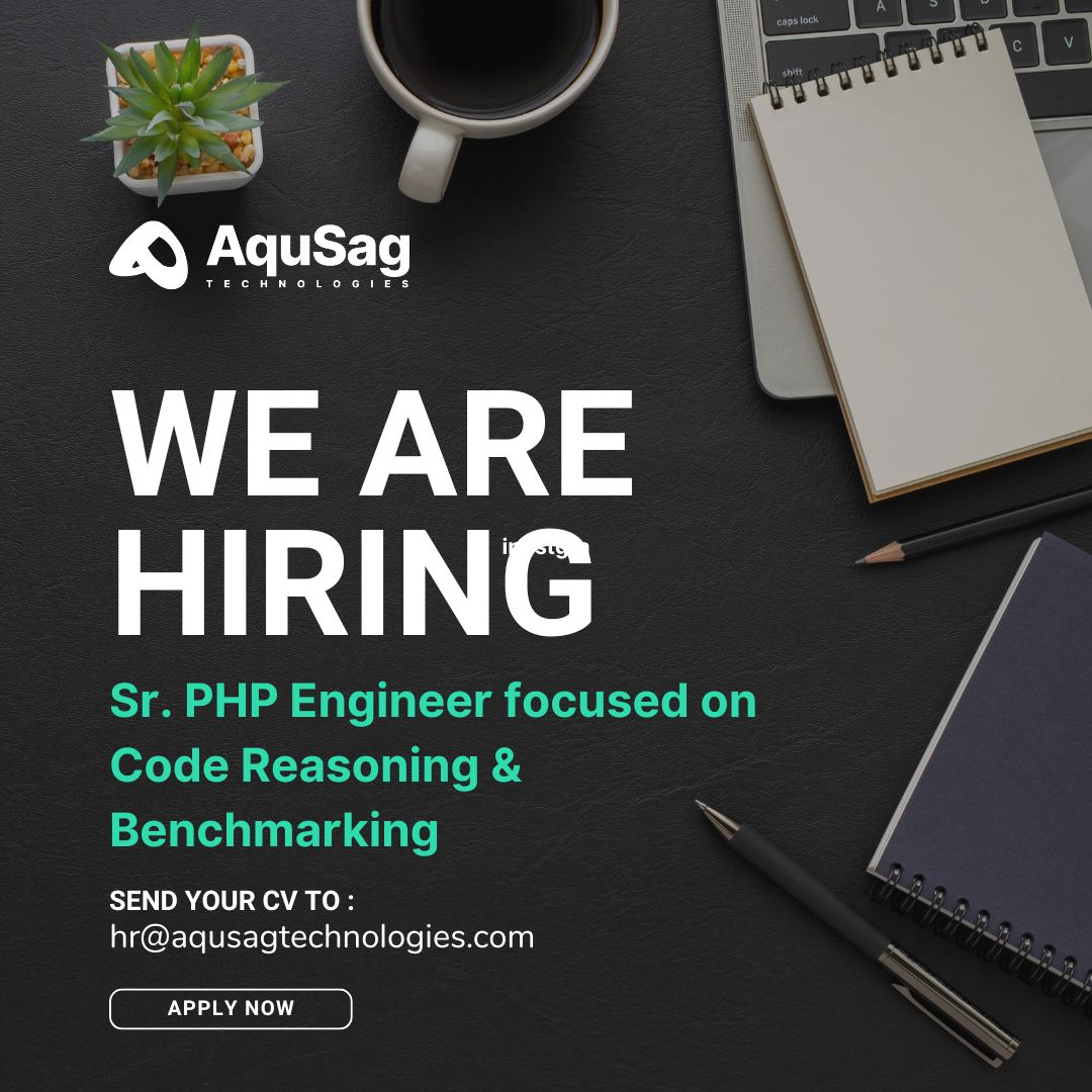 aqusag's tweet image. 🚀 We’re #hiring: Sr. PHP Engineer – Code Reasoning &amp;amp; Benchmark

🔹 Freelance | Remote | 1 Month (extendable)
🔑 5+ yrs exp | Strong PHP | Algo &amp;amp; optimization expertise
💰 ₹800/hr (~₹1.28L/month)

📩 Apply: aqusag.com/jobs/detail/sr…

#PHPEngineer #Algorithms #CodeReasoning
