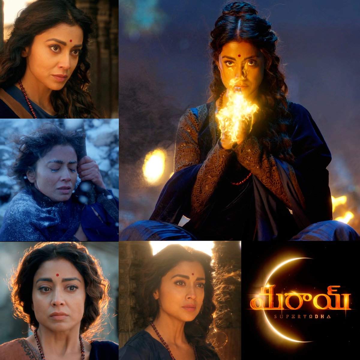 Shriya’s portrayal of AMBIKA in Mirai is a performance that stays with you long after the film ends.

She brings grace, dignity, and elegance with such ease that her presence becomes the emotional center of the story. 

A jejema-like flashback sequence stands out, not just for