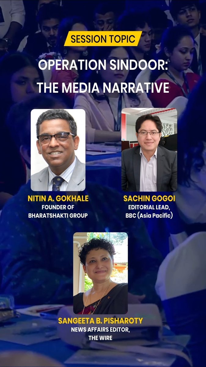 pratidintime's tweet photo. Live now: Operation Sindoor: The Media Narrative – tune in as experts break down the story behind the headlines.
Watch Now : https://t.co/MTsDPDBHgP
@SachinGogoi @nitingokhale @sangbarooahpish
#TheConnclave2025 #TheConclave #Pratidinconclave #pratidintime #asomiyapratidin https://t.co/hYDIAvNHbz
