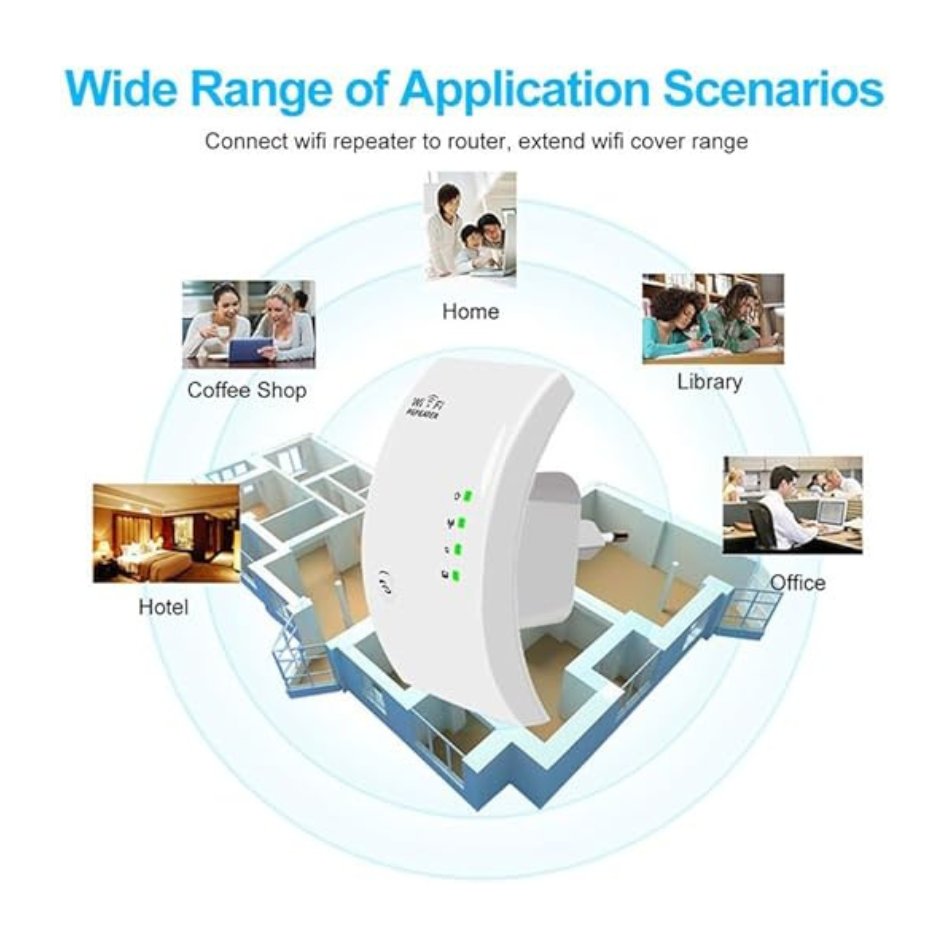 DitCompany's tweet image. WiFi Range Extender, 300Mbps 2.4G Wireless Repeater, Signal Booster with LED Indicators (black) 
#portable #wireless #repeater #signal #booster #universal #compact #design