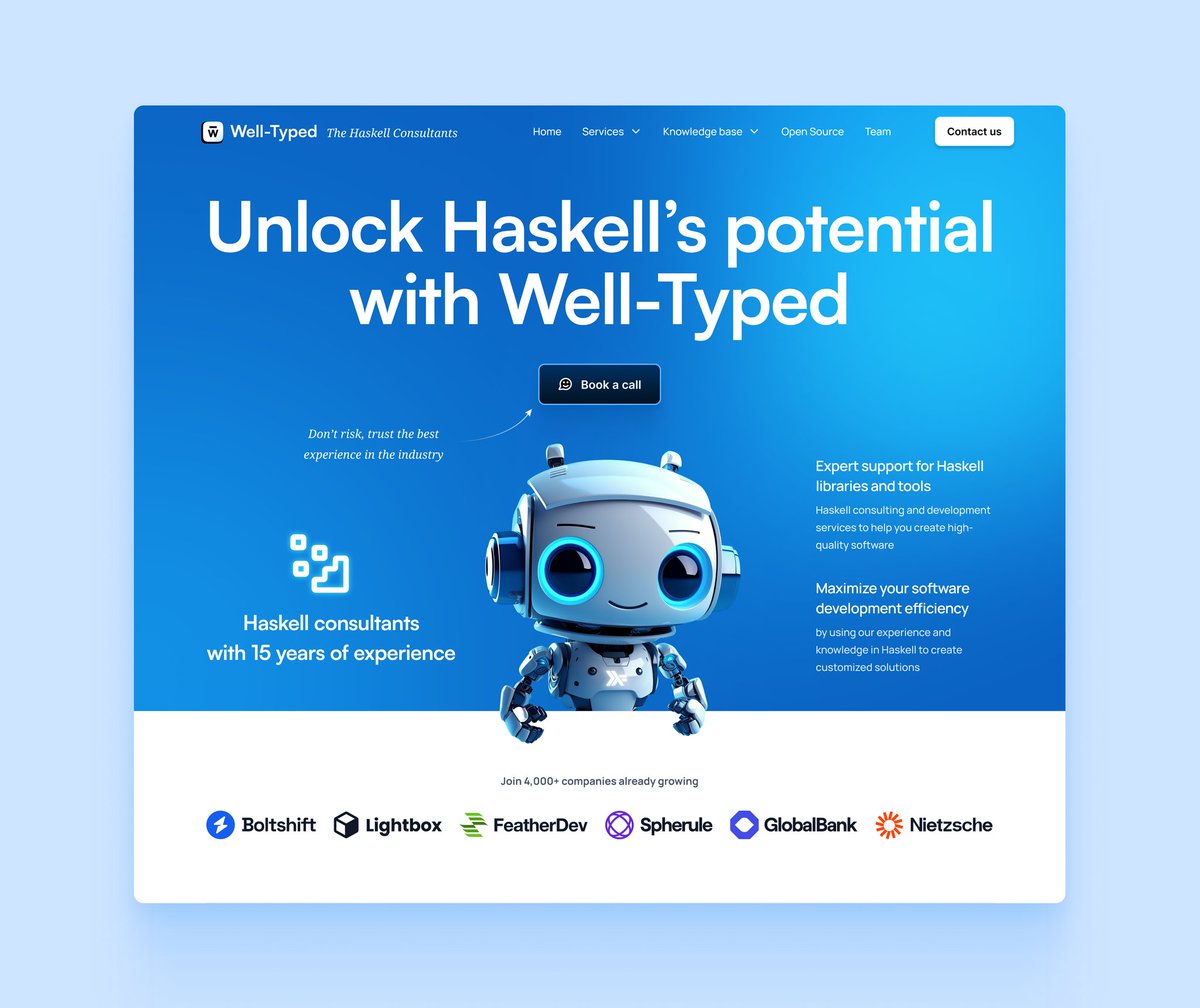 unipaws_studio's tweet image. Programming Consultants Landing Page

Making nerdy tech approachable. Cute robot + zero jargon = Haskell that doesn&apos;t scare CEOs.

#Web3Design #LandingPage #B2BDesign
