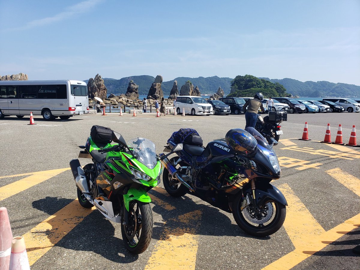 橋杭岩！
あちー🥵