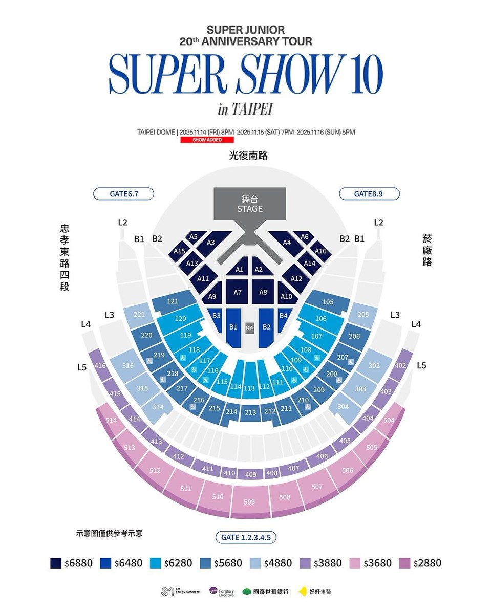 Super Junior Stats (@sujustats) on Twitter photo SUPER JUNIOR 20th Anniversary Tour - SUPER SHOW 10 in Taipei at Taipei Dome has added a new show (3rd show) on November 14, 2025 due to high demand
More info:
🔗instagram.com/p/DOnEHmfk7lQ/…
#SUPERSHOW10
#슈퍼주니어 #SUPERJUNIOR
<a href="/SJofficial/">SUPER JUNIOR</a> SUPER JUNIOR 20th Anniversary Tour - SUPER SHOW 10 in Taipei at Taipei Dome has added a new show (3rd show) on November 14, 2025 due to high demand
More info:
🔗instagram.com/p/DOnEHmfk7lQ/…
#SUPERSHOW10
#슈퍼주니어 #SUPERJUNIOR
<a href="/SJofficial/">SUPER JUNIOR</a>