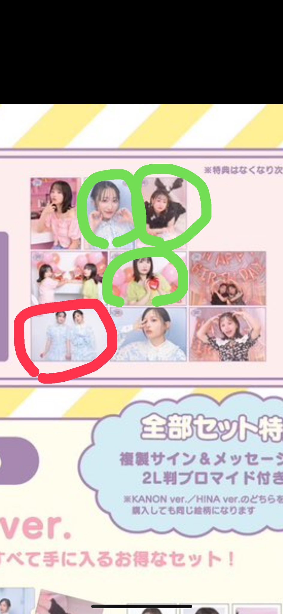 櫻井陽菜 高尾奏音 のんひな バースデーイベント 缶バッジ 全部