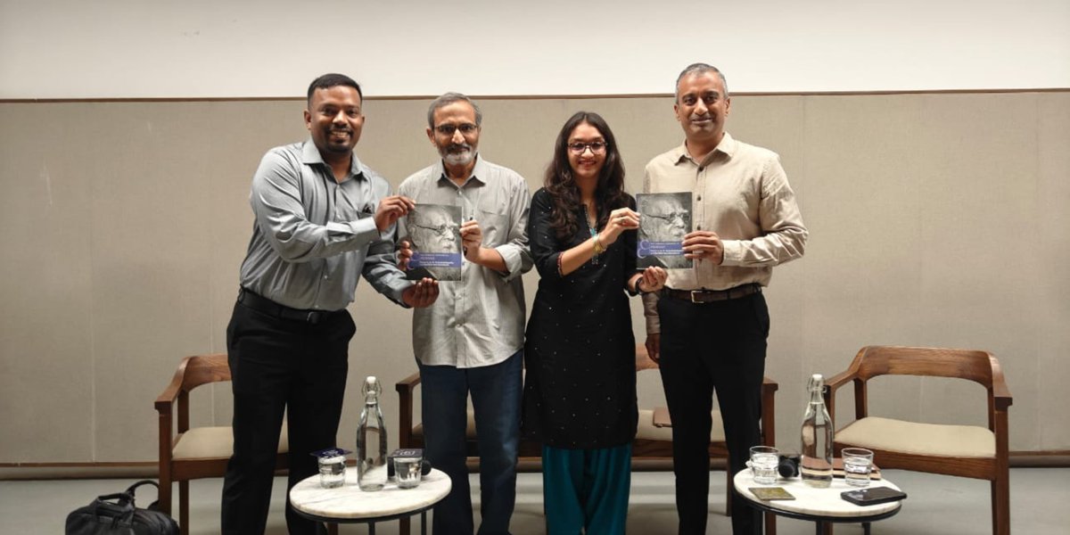 NLSIUofficial's tweet image. #BookDiscussion

#NLSIU organised a discussion on the volume ‘The Cambridge Companion to Periyar,’ edited by @ARV_Chalapathy (Professor, Madras Institute of Development Studies) and Dr. @KRManoharan (Assistant Professor, NLSIU).

Dr. Manoharan was joined by @krishnaswamysud,…