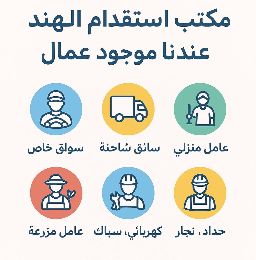 DhlyMktb's tweet photo. مرحبا بكم 
مكتب للاستقدام العمال الهند 
جميع أنواع العمال من دولة الهند
👨🏻‍🍳🍽️عامل مطعم
🏬عامل فندق
🛒عامل بقالة
🧹عامل نظافة
🥼عامل مغسلةملابس
🧹عامل منزلي
🏕️عامل استراحة
🥬🥦عامل مزرعة
👷 عامل عادي
كل مهنة رجالي موجود إنشاء الله 
للاستفسار:00919919616025
https://t.co/qnCKys5oEy https://t.co/zXR5KUHZjH