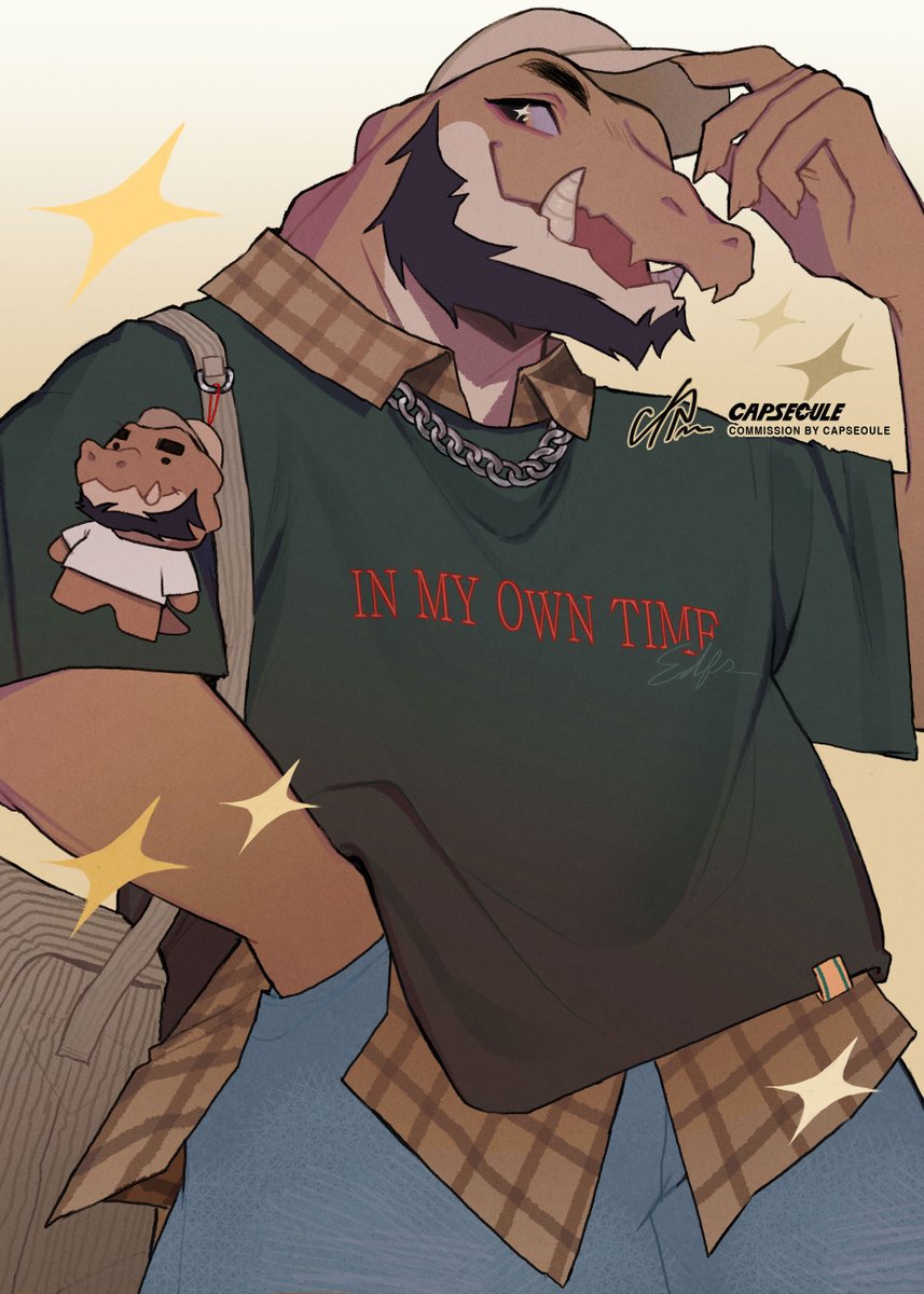beardgator's tweet photo. I GOT A COOL C()MMISSION BY A COOL GUY @ capseoule
😎 See you later SUMMER https://t.co/aFzgOlpSID