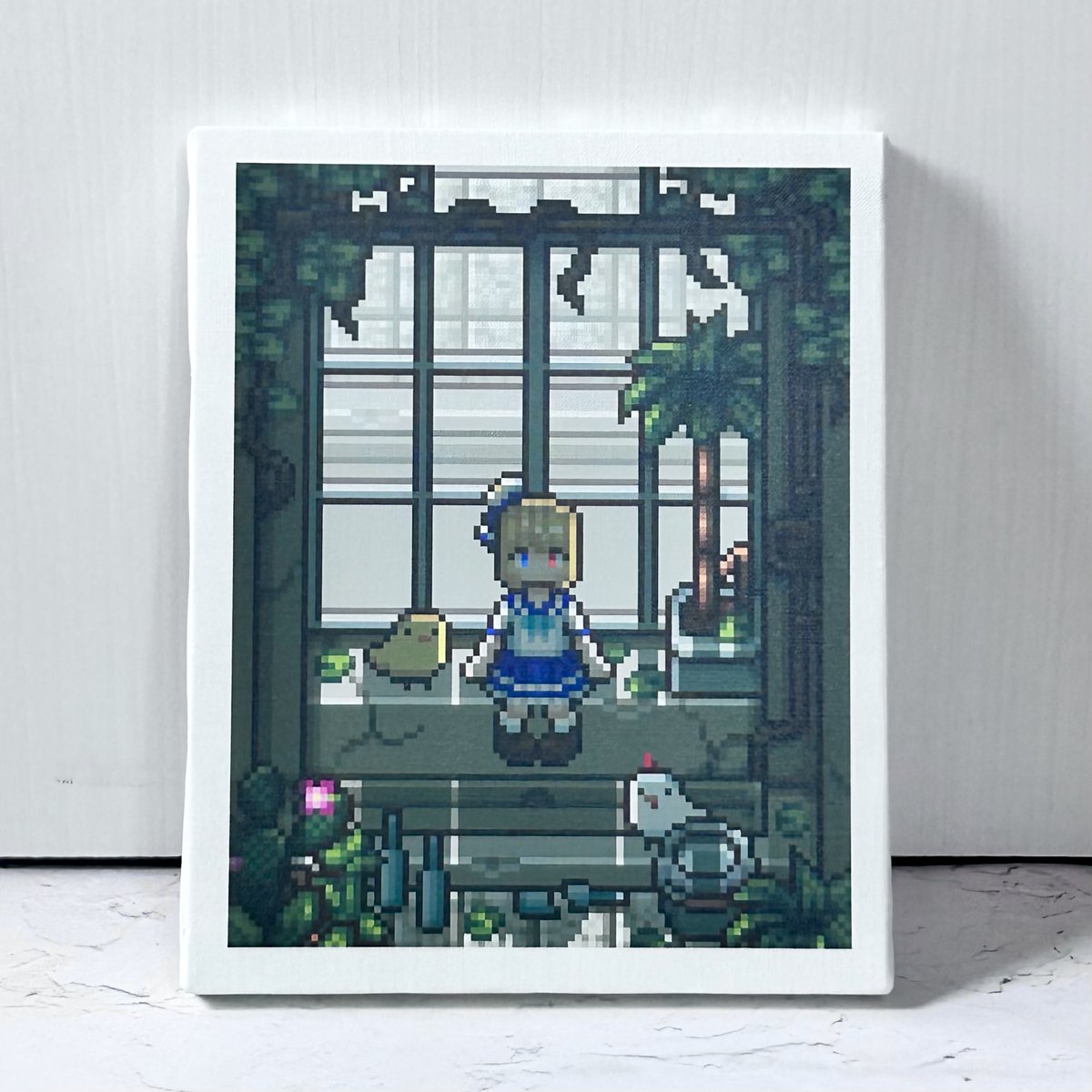 ぐるみん　キャンバスアート　冬 複製画 SM キャンバス】10491 | スプレーアートエデンショップ