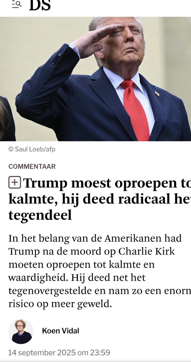 Hoeveel gewelddadige rellen, brandstichtingen, aanvallen op politieagenten... hebben we al gezien, DS?

Dat was bij BLM wel anders...

Deze krant is meer bezig met de moord te "contextualiseren" en voor rechts terrorisme te waarschuwen, dan met de zaken objectief te vertellen.