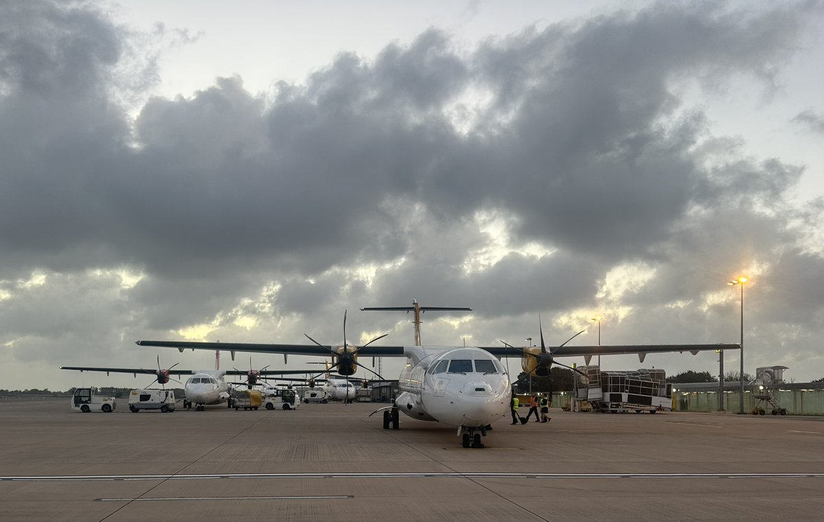 A busy morning at the airport….