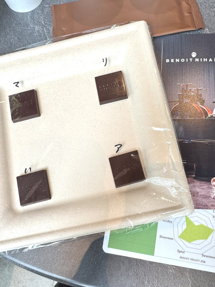 fika_chocolat01's tweet photo. 虎ノ門ヒルズのグラスロック1階にある全てのショップでの合同ワークショップに時間の余裕を持って参加したと思ったら、思いっきり３０分の遅刻をしていた。しかし、おみやげをいただいた。多謝。

#虎ノ門ヒルズGlassrock #Glassrock
#Tullys #rosegallery #benoitnihant https://t.co/DbXUbxEo4f
