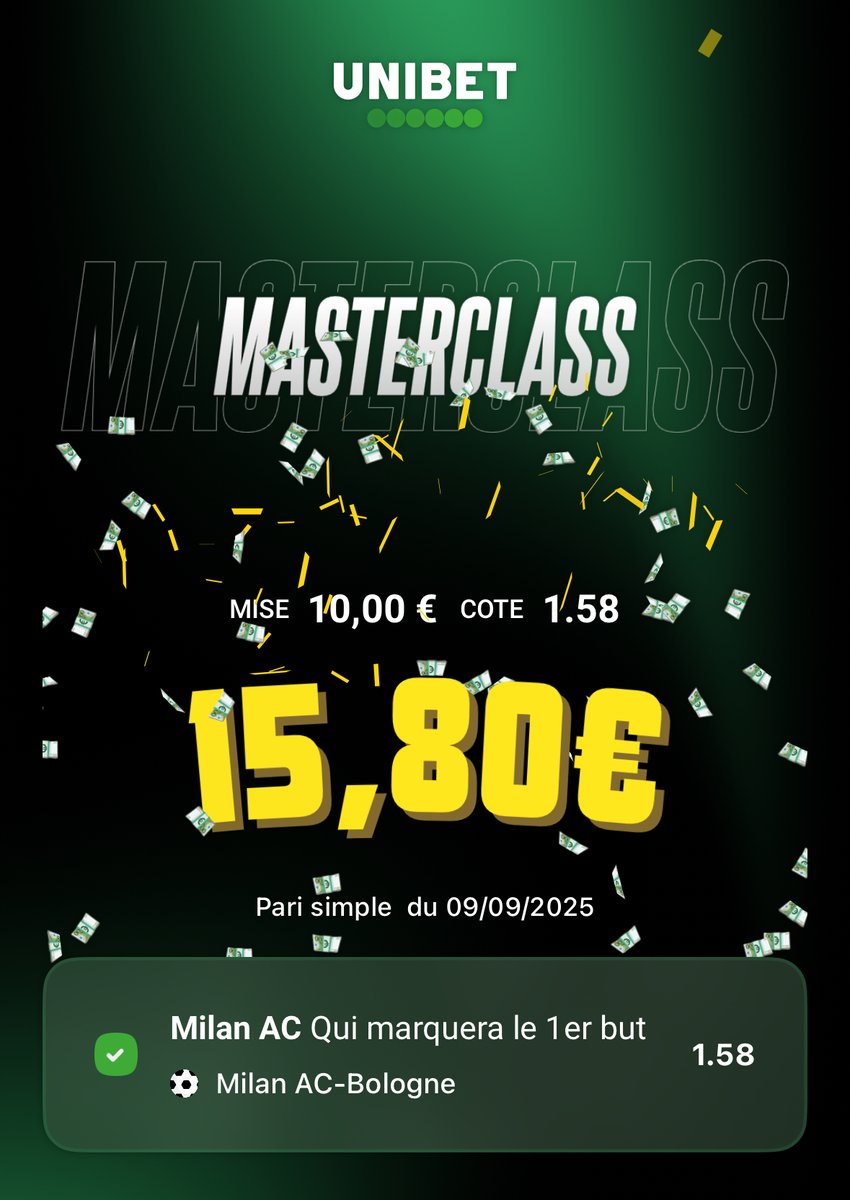 Another good WIN Thx <a href="/sire_agent/">SIRE</a>
#SireBets