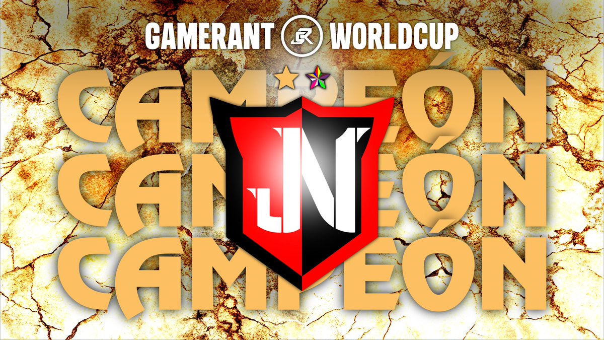GamerantLeague's tweet photo. ¡CAMPEONES! 🏆 LA JONETNETA SE CORONA EN LA GAMERANT WORLD CUP TRAS UN 3-0 PERFECTO, CERRANDO CON UN TERCER MAPA DE PURA TENSIÓN 😱 FELICIDADES 🔥 https://t.co/tQQcH3b5kD