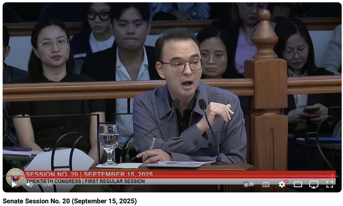The Senate Minority Leader and some members openly defending the Discayas is beyond me!