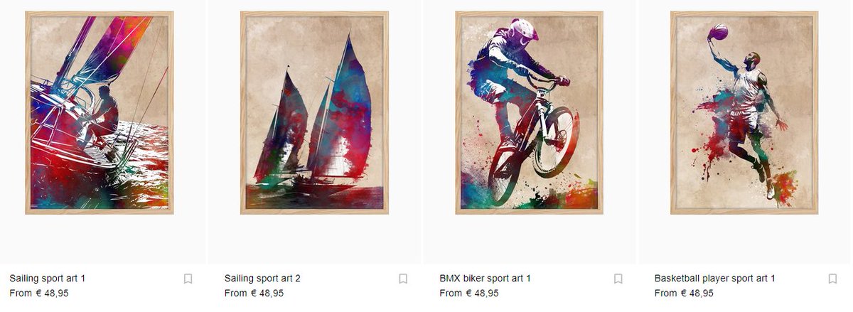Justyna Jaszke's Art Collection | GoodMood Prints goodmoodprints.com/en-EU/artists/… #sport